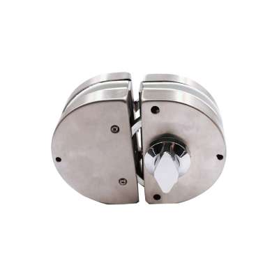 Factory price traditional design center door lock for glass door