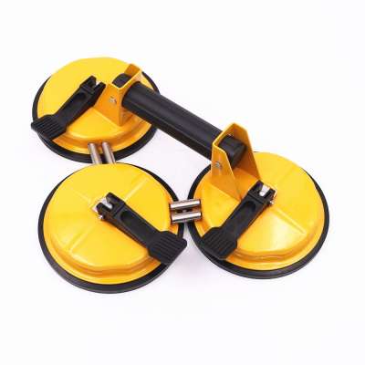 Yellow Suction Cup Pump Suction Lifter Strong Glass Sucker